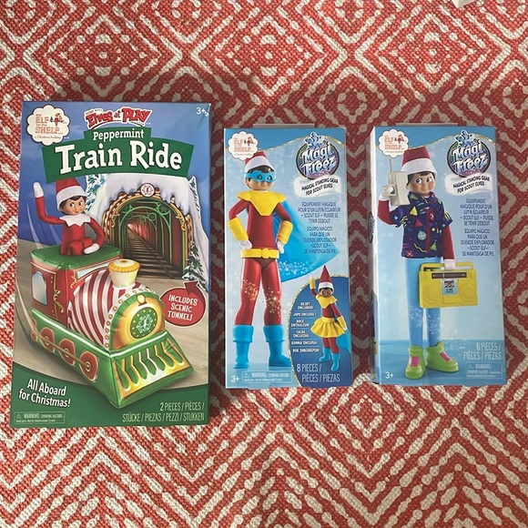 Elf Train Ride The Elf on the Shelf | Holiday | The Elf On The Shelf Peppermint Train ...
